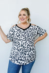 To The Moon Cold Shoulder Top
