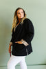 Turn Up The Wild Black Blazer
