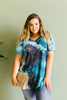 Turquoise Tie Dye Fantasy Top