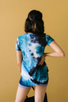 Turquoise Tie Dye Fantasy Top