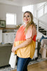 Unbalanced Colorblock Top In Yellow