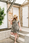 Watch Your Back Camo Dress