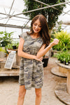 Watch Your Back Camo Dress