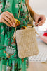 Weave Your Troubles Behind Woven Cell Phone Bag