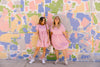 Wee Floral Babydoll Dress In Pink