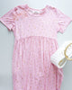 Wee Floral Babydoll Dress In Pink