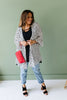 White & Black Spotted Kimono