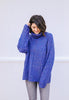 Wintertime Blues Cowl Neck Sweater