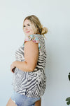 Zany Zebra Top