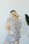 Zany Zebra Top